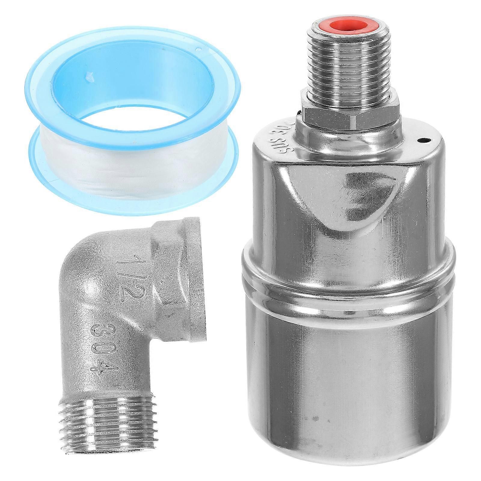 Metal Float Valve for Water Tank Control Function 3Pcs Stainless Steel Valve