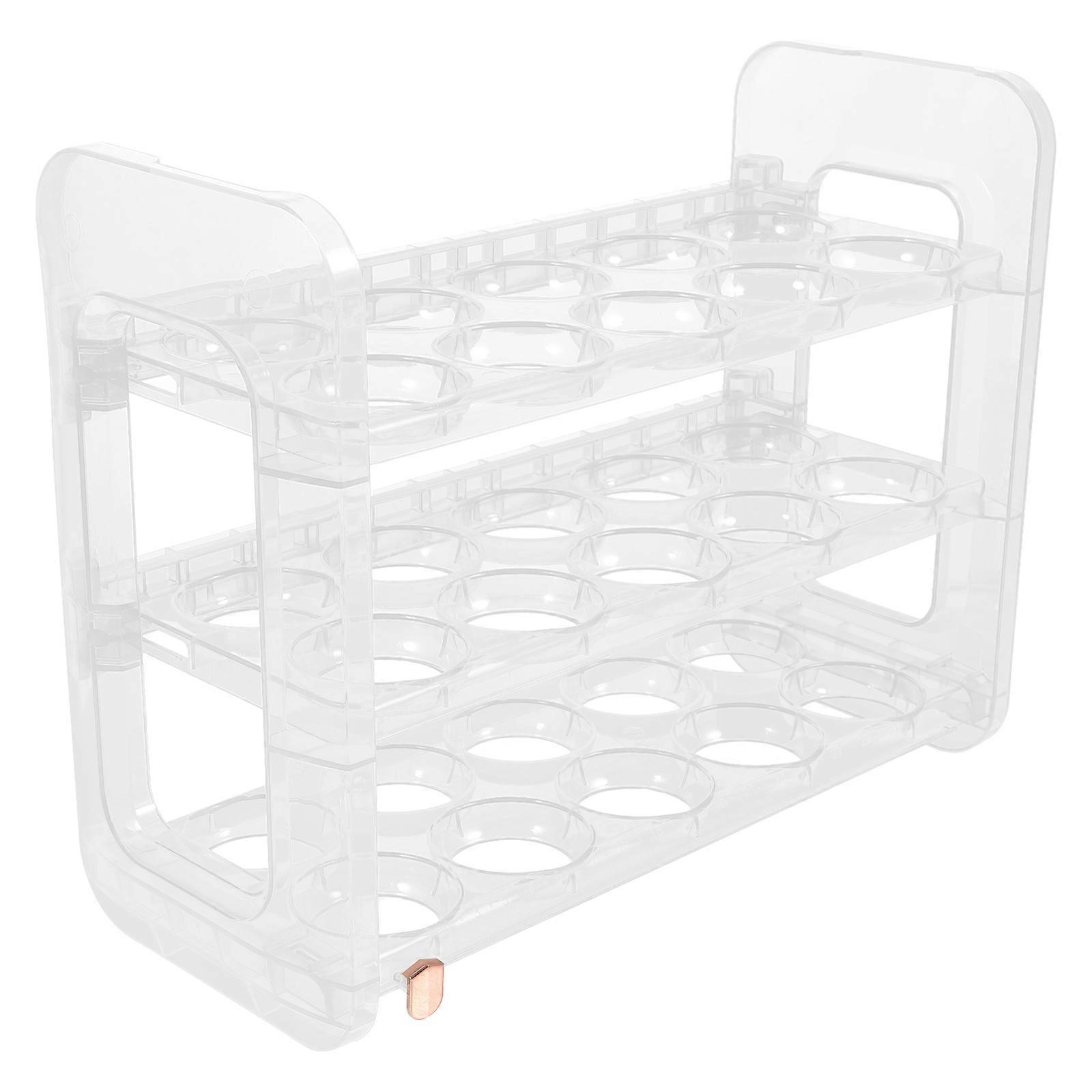 Refrigerator Egg Rack Three-Layer Egg Organizer for Storage Use