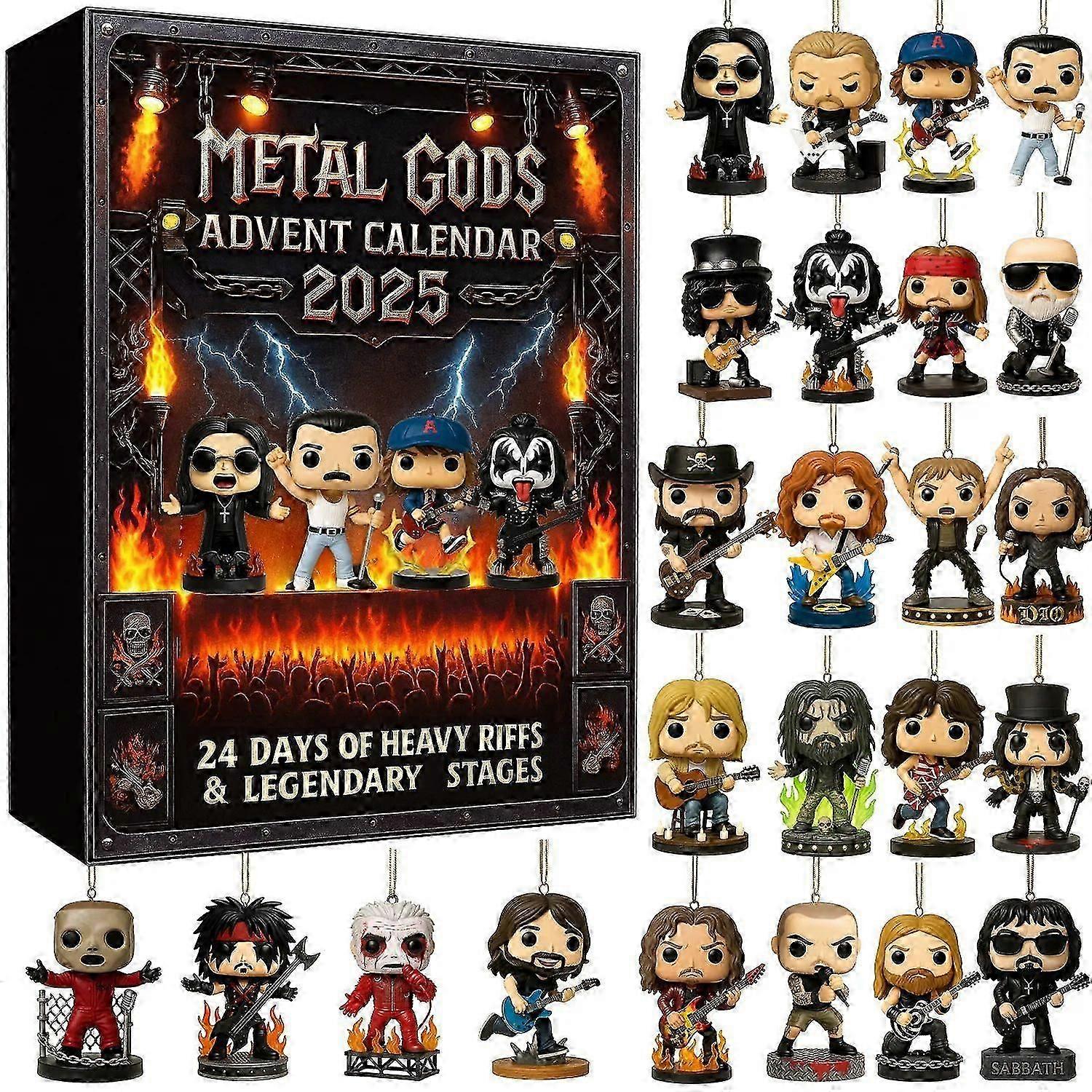 Rock Legend Advent Calendar 2025 Rock Legend Advent Calendar Blind Box -CHWA