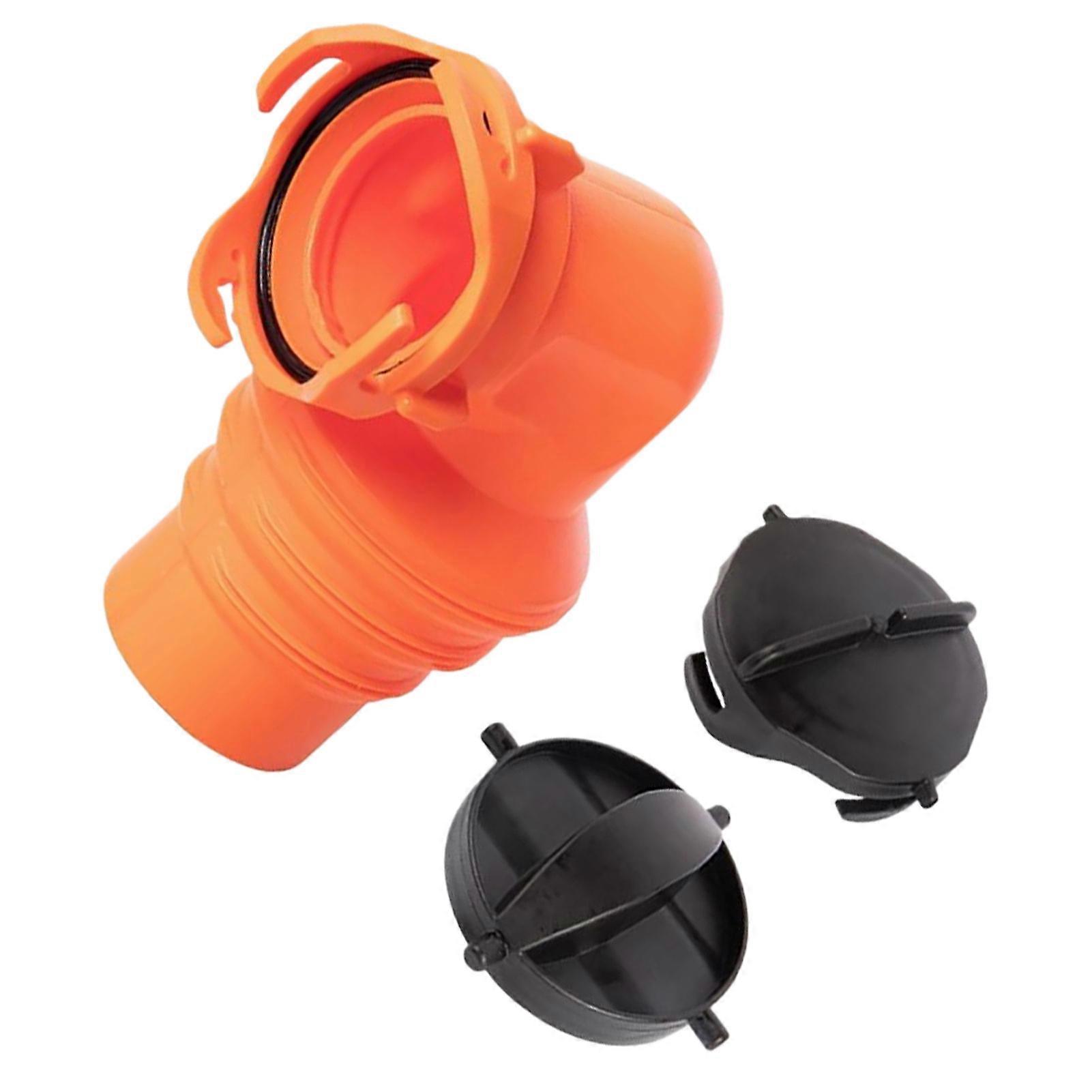 RV Sewage Hose Elbow RV Sewage Hose Elbow With 2 Covers Functional Experience
