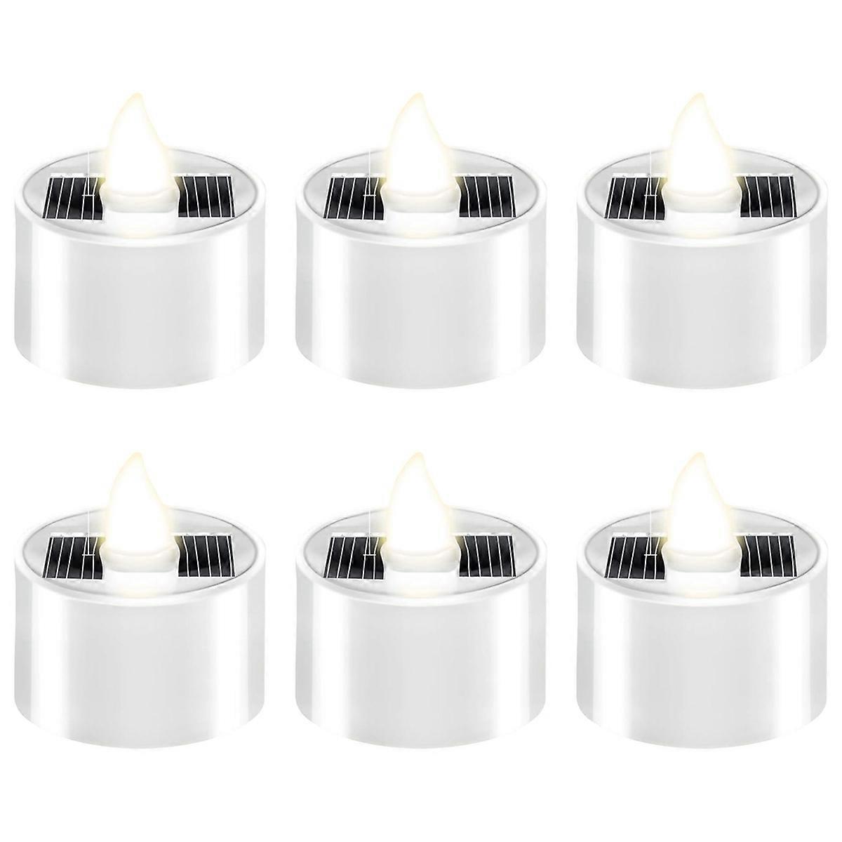 Solar LED Flameless Candles Waterproof