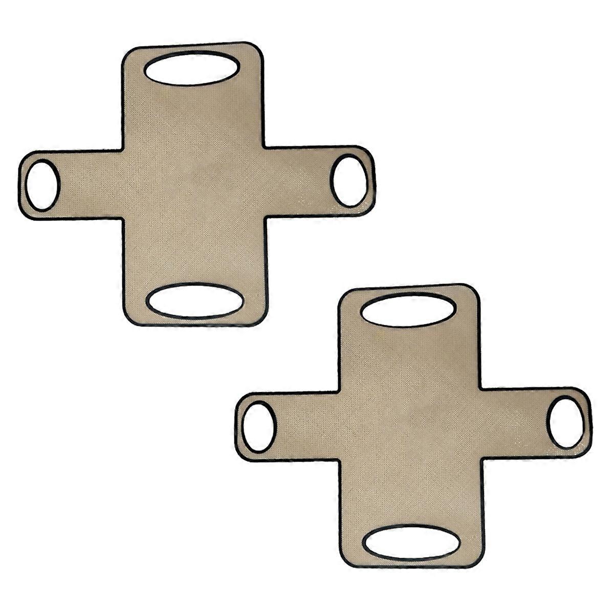 2 stuks siliconen broodbakvormvoeringen, herbruikbare broodbakmat, broodbakvormlifters met 4 handgrepen