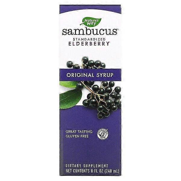 Nature's Way, Sambucus, Standardized Elderberry, Original Syrup, 8 fl oz (240 ml)