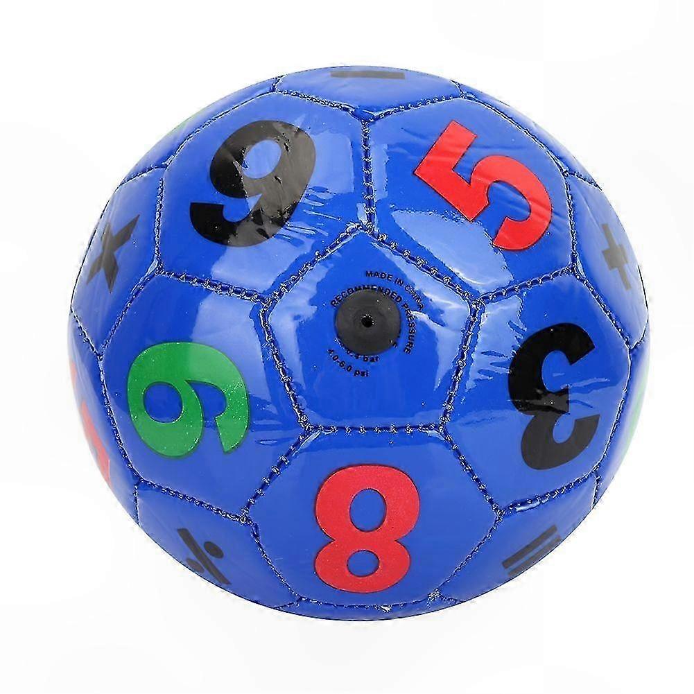 Kids' Outdoor Soccer Ball Size 2 for Exercise and Fun - Purple with Number Design