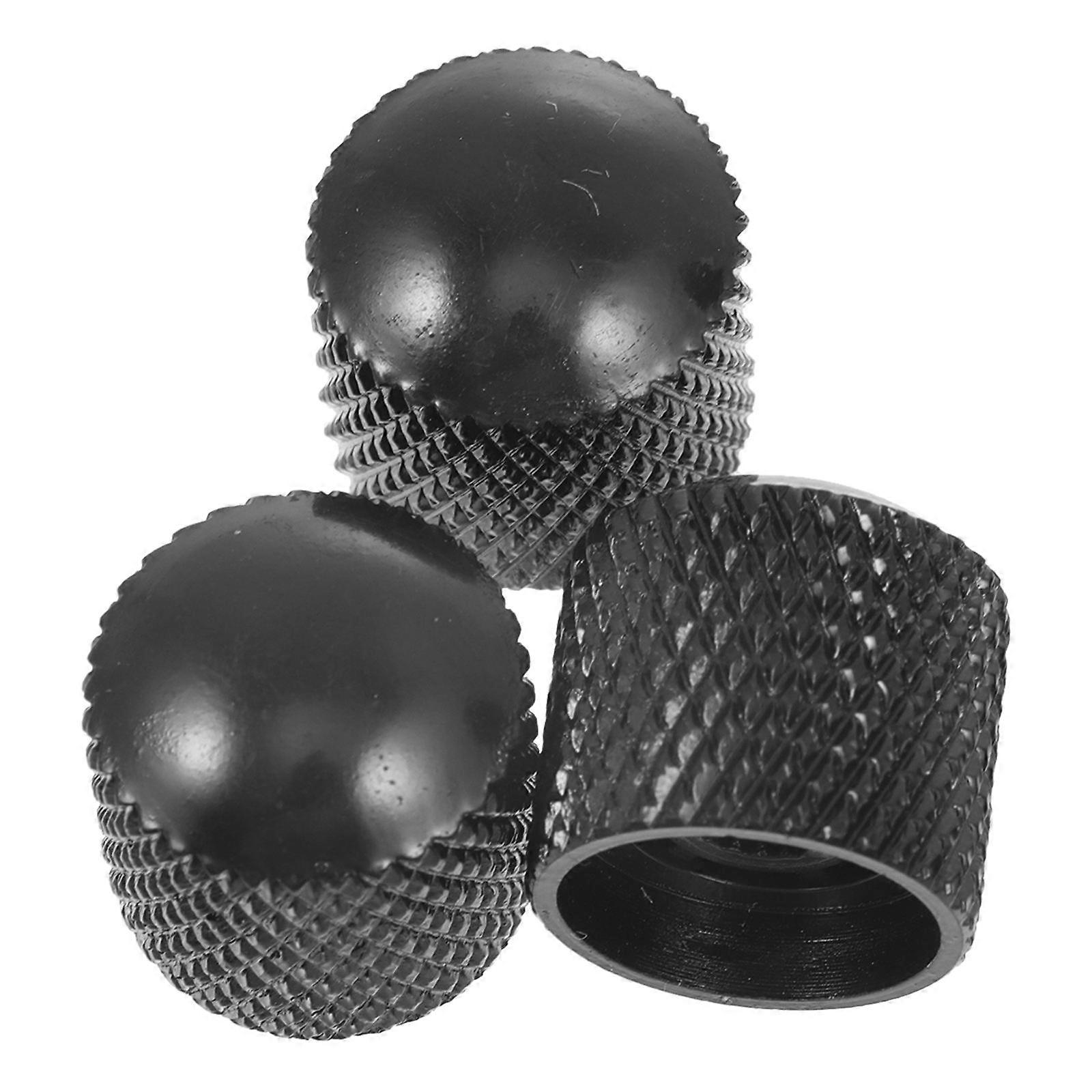 Volume Control Knobs For Electric Guitar Players And Musicians Performance Black 1.8X1.7X1.7CM Replacement 6Pcs