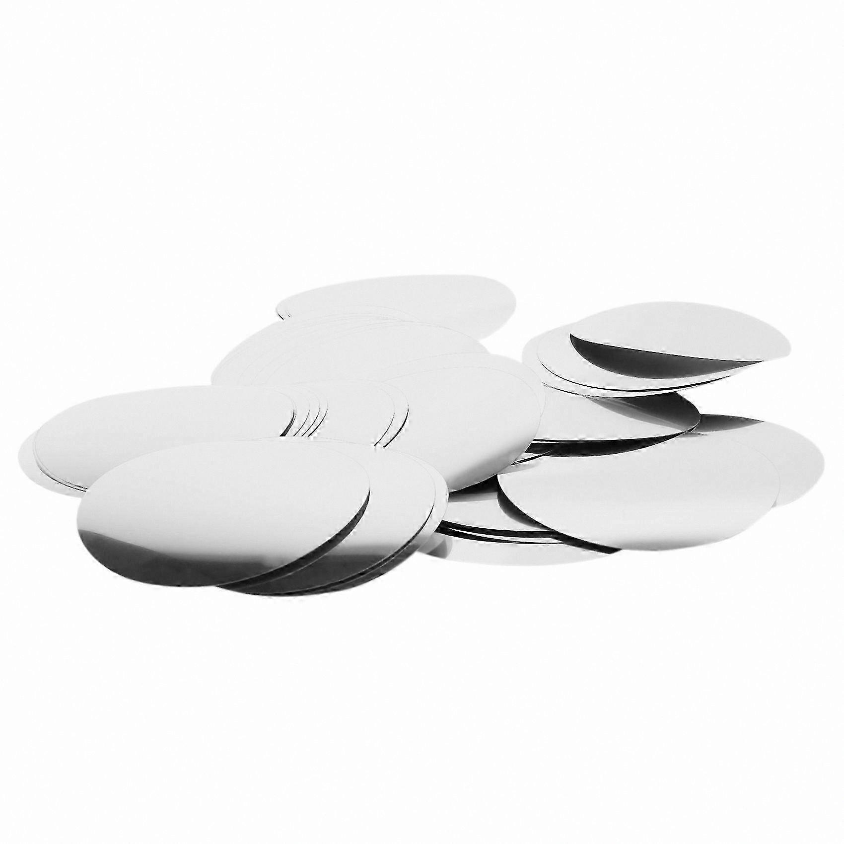 50 Pack 3" Silver Wine Pourer Discs for Drip-Free Pouring