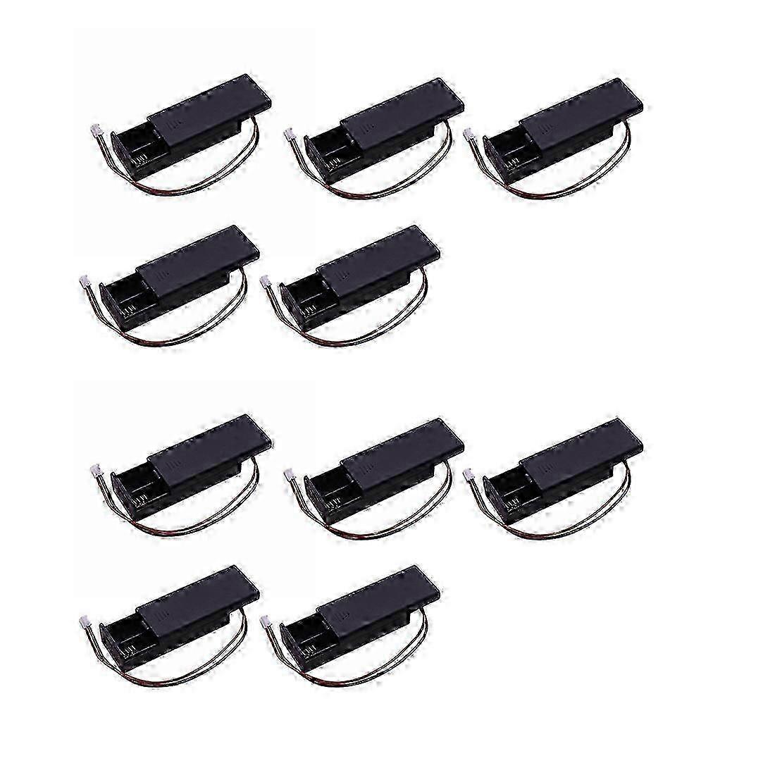 10 Pcs for Micro:Bit Battery Holder Case Cover Shell for 2Pcs AAA Batteries 3V PH2.0 for Microbit De