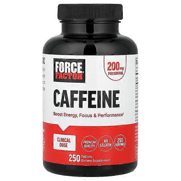 Force Factor, Caffeine, 200 mg, 250 Tablets