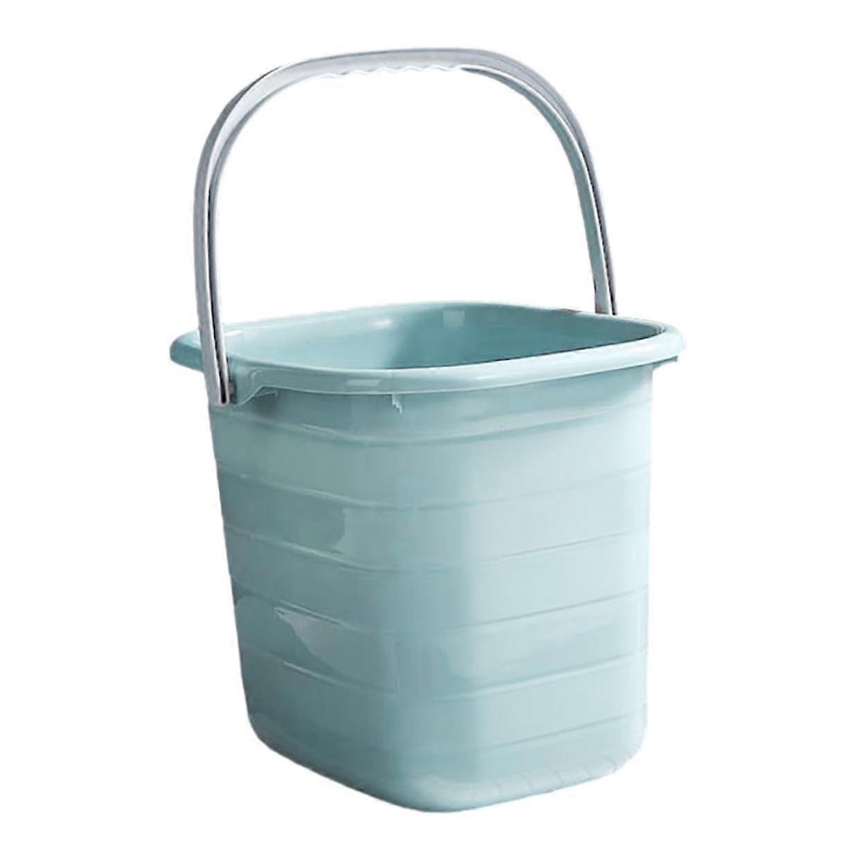 Multipurpose Plastic Bucket With Handle Rectangular Water Bucket For Cleaning Storage HeavyDuty Plastic For Liquids
