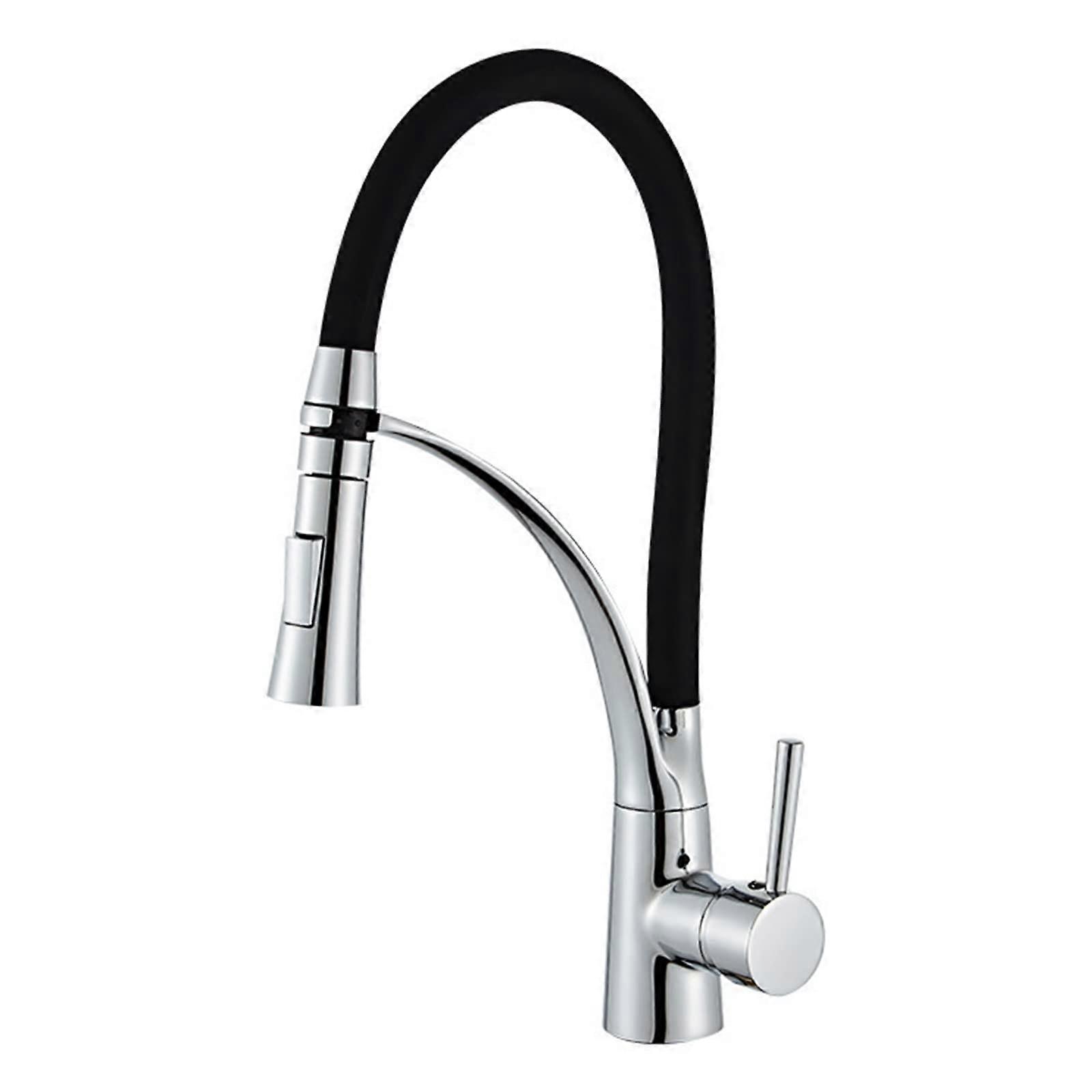 Kitchen Tap All Copper Single Hole Single Handle Under Counter Basin Faucet 360 Rotation 190 Mm Outlet Hot And Cold