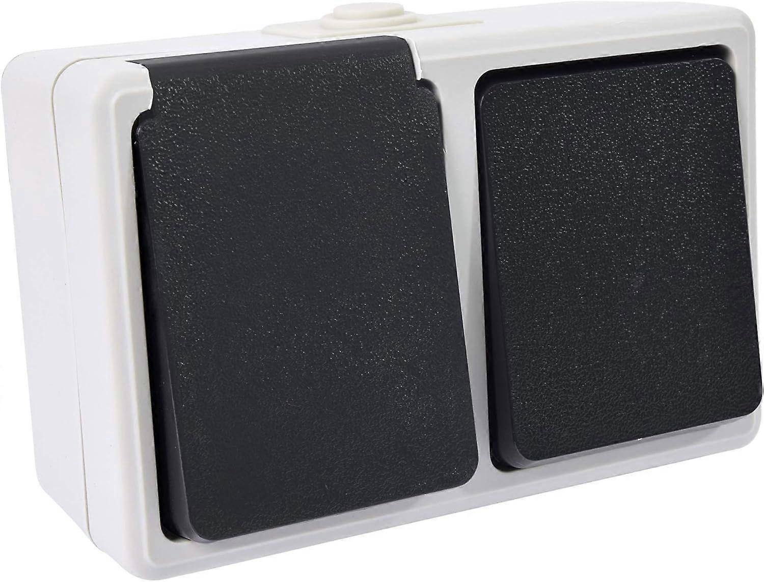 10A+ socket Two-way switch Waterproof IP44 NF [Energy class A]