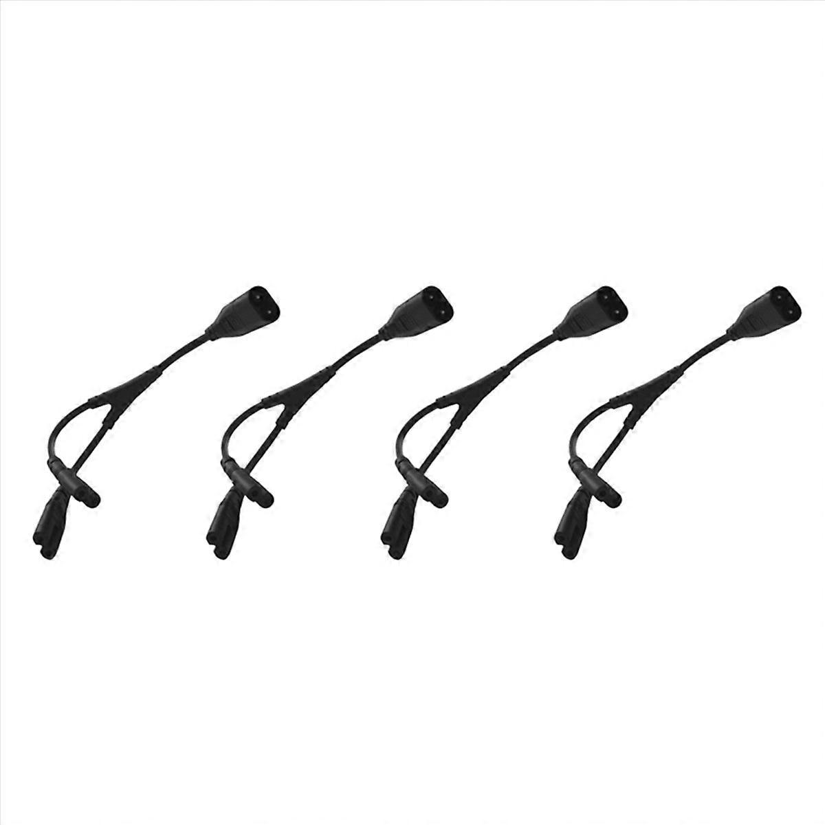 IEC320 C8 to 2X C7 Y Split AC Power Cord, 1 in 2 Out AC Power Cable