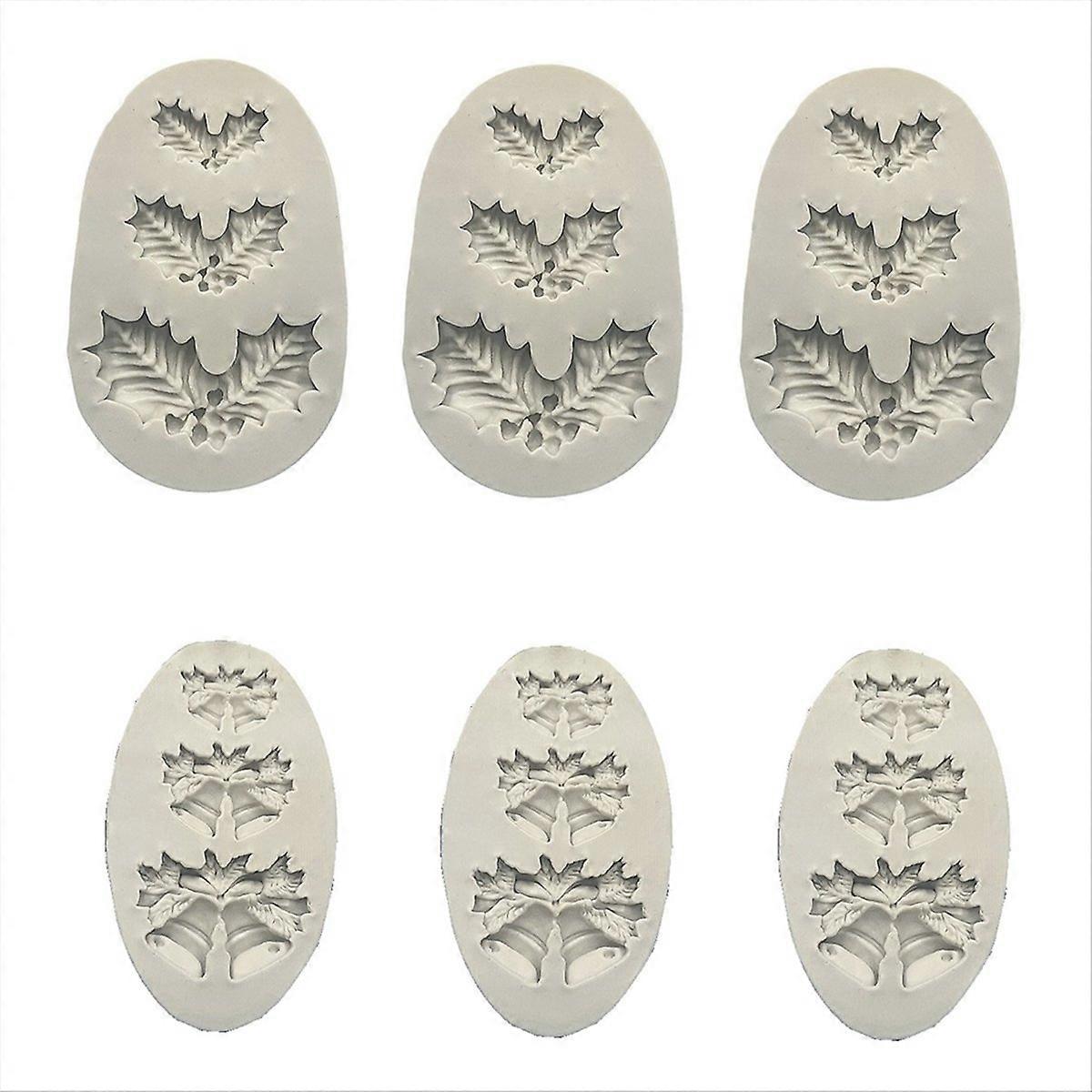 Christmas Bell Leaf Modeling Mold Homemade Baking Mold