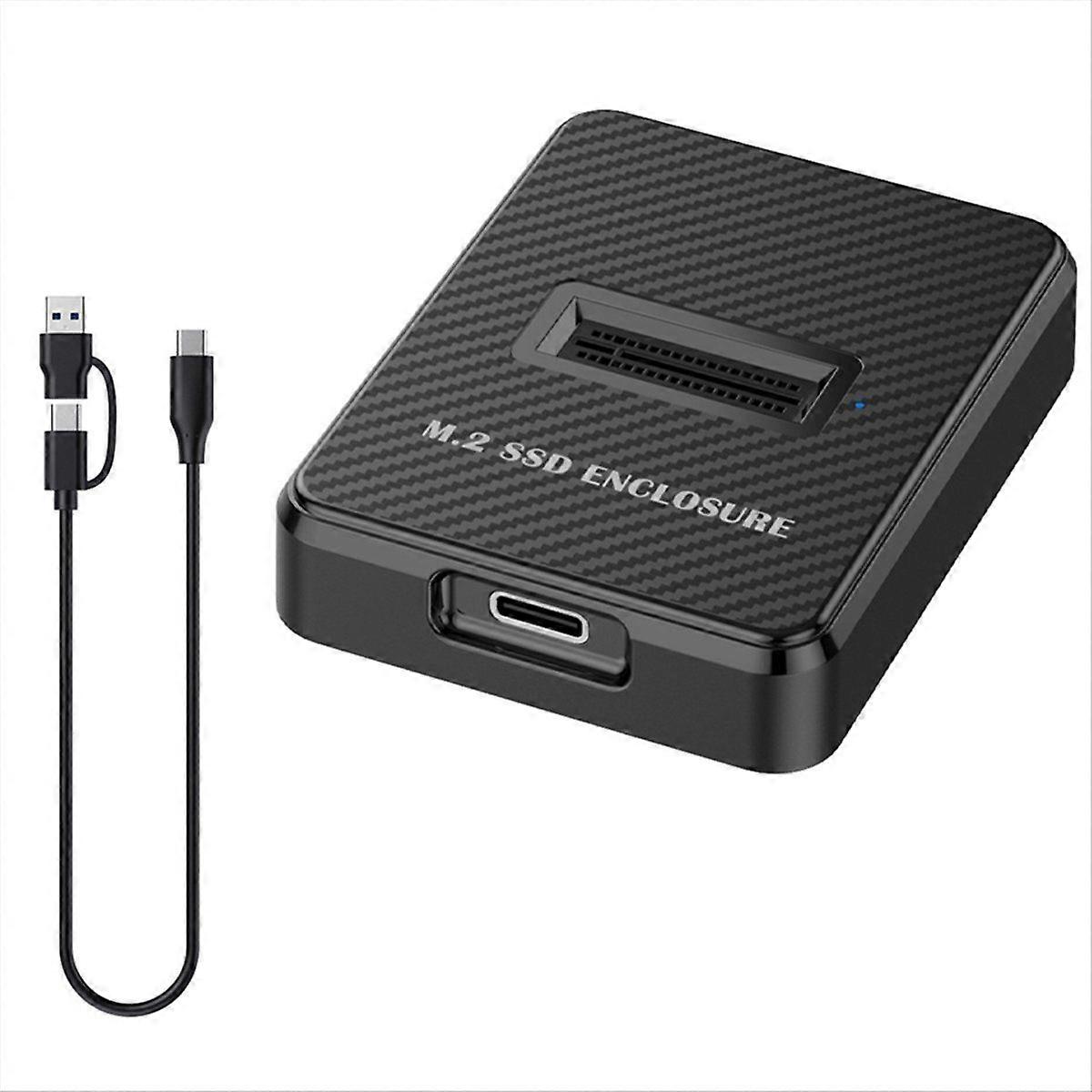 External SSD Hard Disk M.2 SSD Enclosure 10G Online Reading Writing Speed SSD Case for M.2 NVME