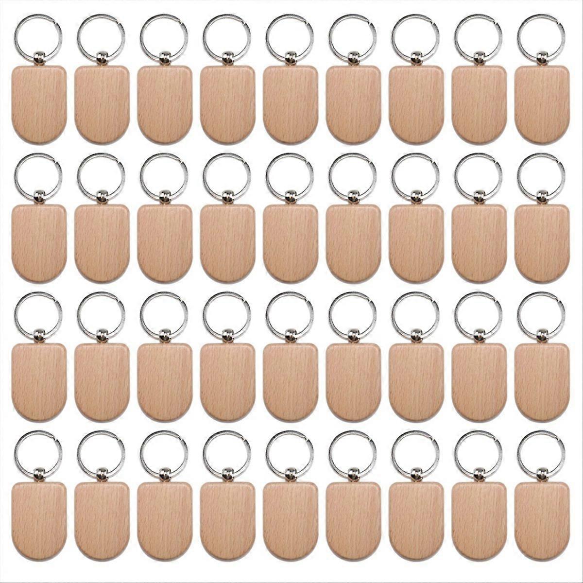 Blank Wooden Key Tag Key Engraving Blanks Unfinished Key Tags,Style 7