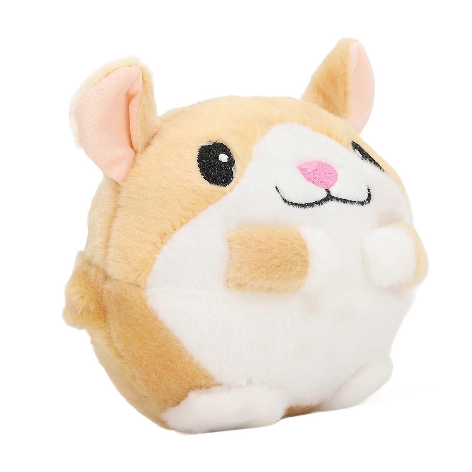 Jumping Plush Toy Remote Control Ball Baby Talking Learning Toy Interactive Bouncing Toy for Kids Hamster 