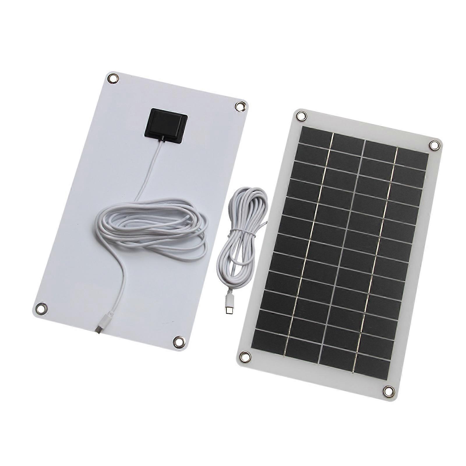 Solar Panel for Security Camera 12V 10W Solar Panel Battery Camera Solar Panel Weatherproof Electronic Supply Multicolor