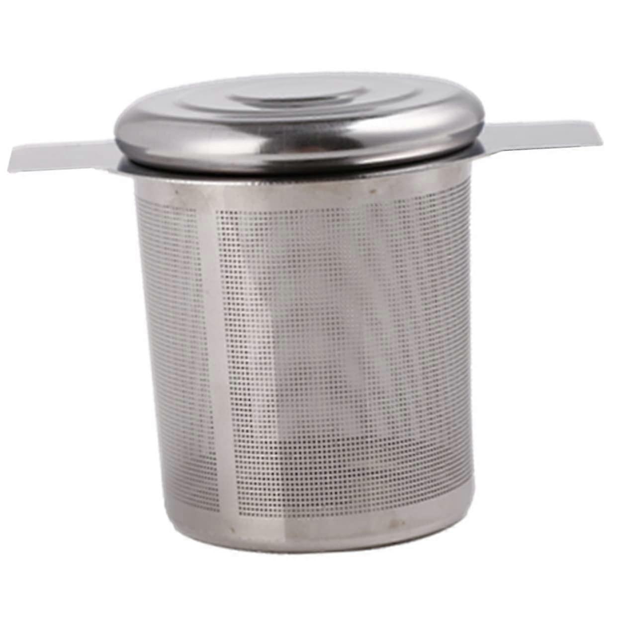 Teapot Tea Steeper Lid 304 Stainless Steel Fine Mesh Reusable Tea Strainer Fits Most Teapots For Hot And Cold Brews