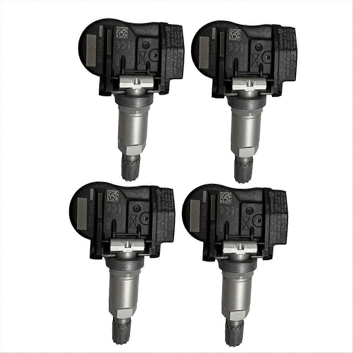 4Pc 433Mhz TPMS Tire Pressure Sensor 52933-2J100 for Accent Sorento 2012-2019 529332J100