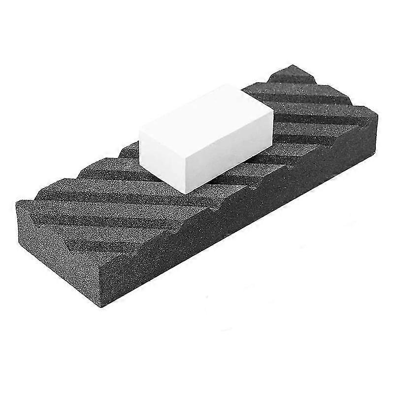 مجموعة حجر تسطيح خشن / ناعم مزدوج من الحصى - اثنين من أحجار الشحذ Flattener - Whetstone Fixer مع (haoyi