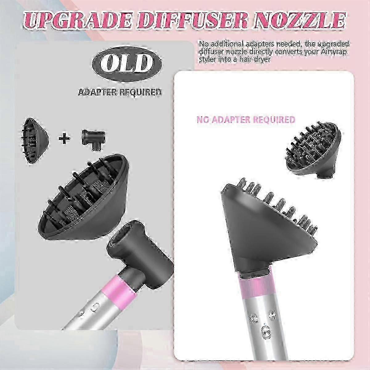 Diffuser Nozzle Curling Iron Converting for HS05 HS03 HS01 Styler Hair Dryer Diffuser Nozzle Attachment A