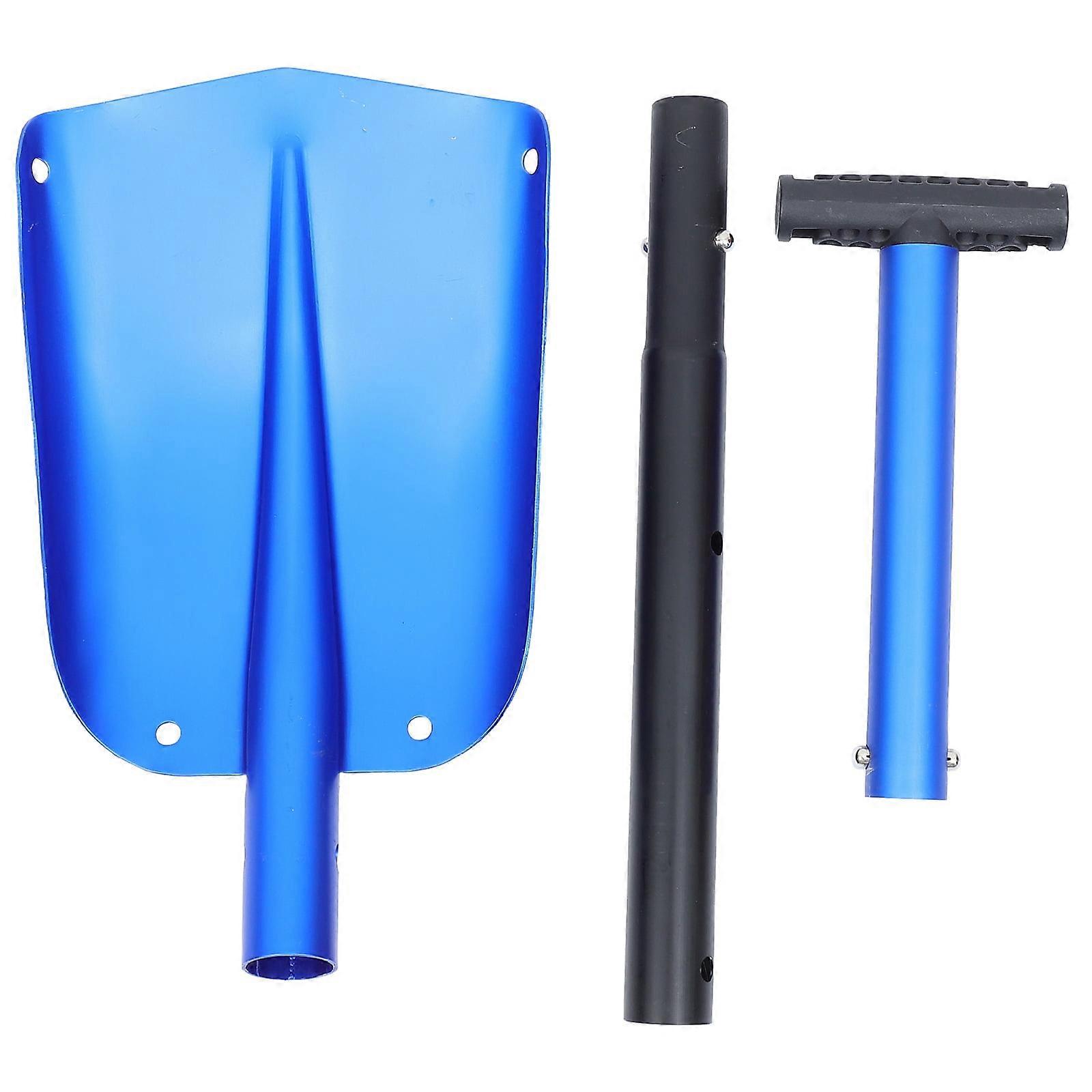 Ice Scraper for Car Emergency Snow Shovel Mud Removal Trunk Foldable Telescopic Folding