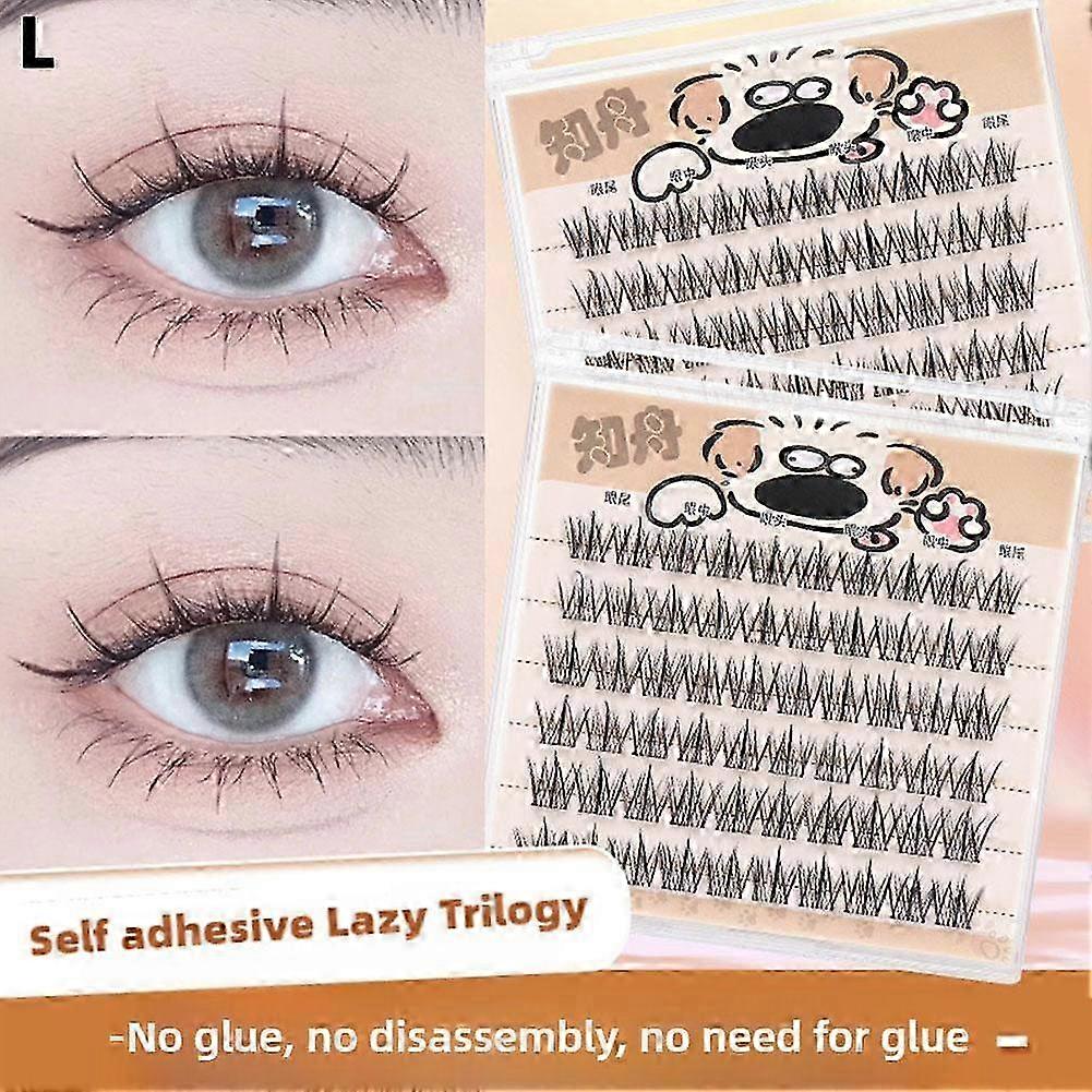 Trilogy (L)$【Glue-free】Glue-free, no-removal, self-adhesive false eyelashes, lazy fox series, natural and soft