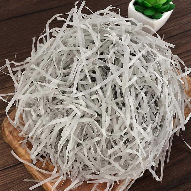 Gray Raffia Paper Twine 100g Durable Lafite Grass Threads for DIY Craft, Gift Wrapping, Party Decoration