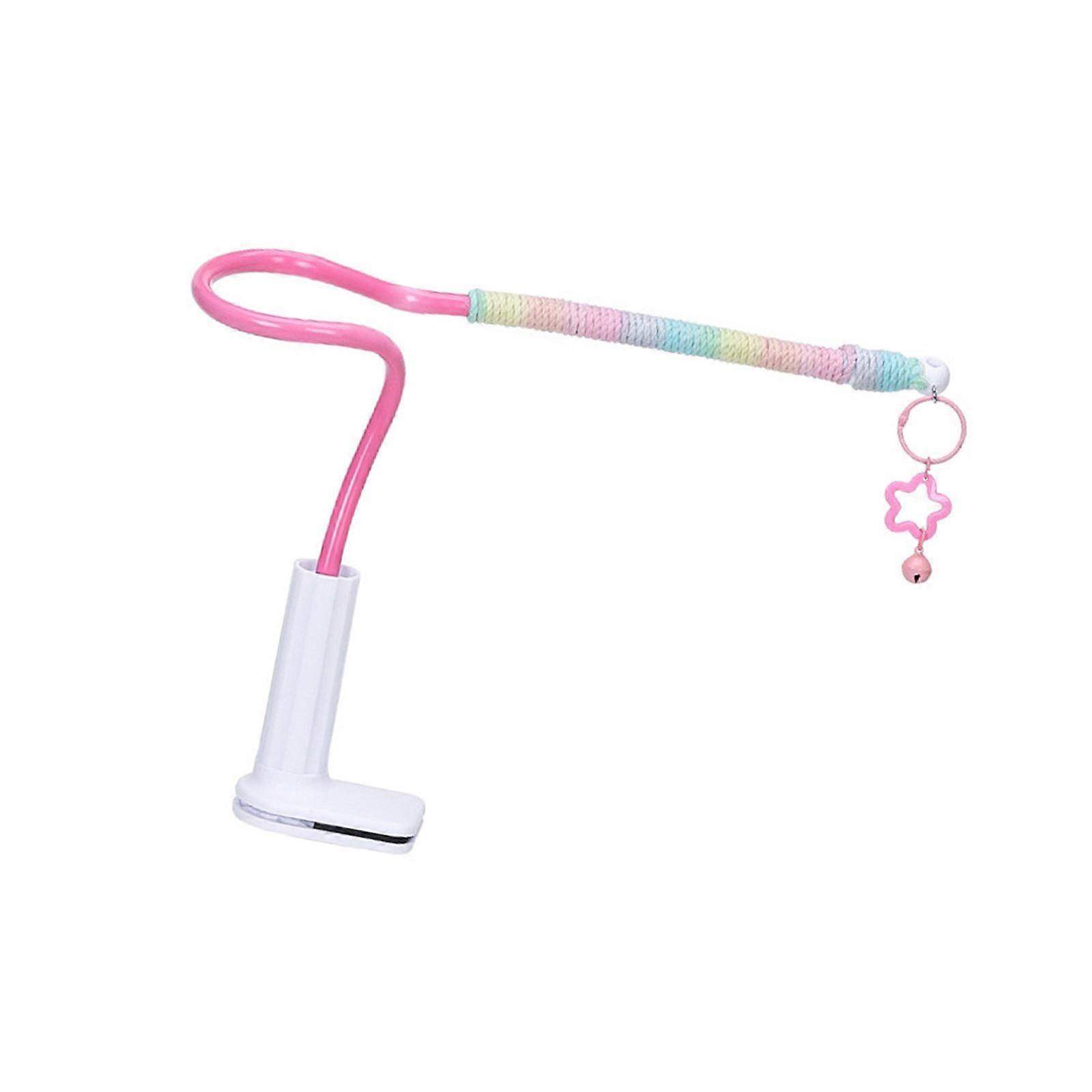 Bird Perch Stand Training,Intelligences Puzzle Enrichment Toy Conure,Parrots Perch Platform,Bird Playgrounds Play Stand  Pink