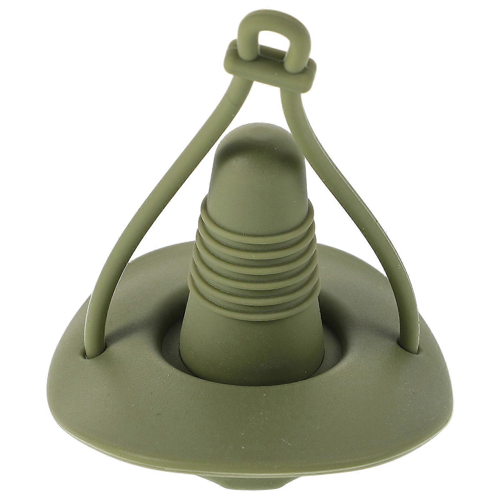 Silicone Cowboy Hat for 1 Piece Dark Green