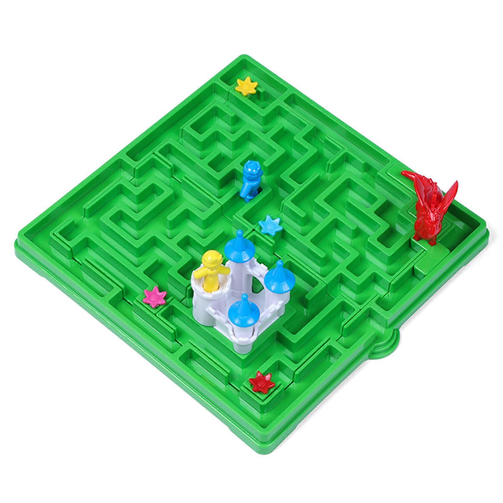 MultiLevel Maze Challenge Board Game for Kids Educational Logical Thinking Training Toy Safe Plastic for Family Gathering Multicolor