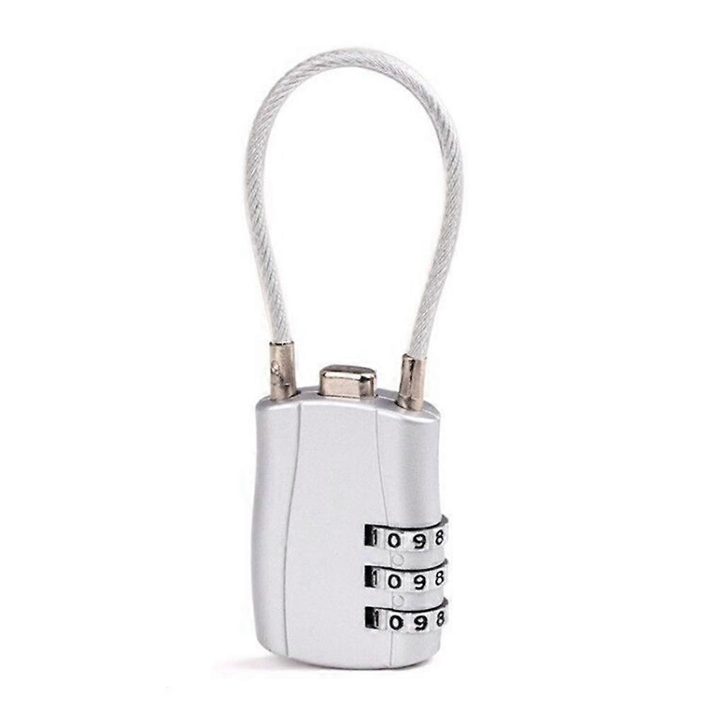 3 Digit Customs Code Lock Anti-Theft Padlock, C