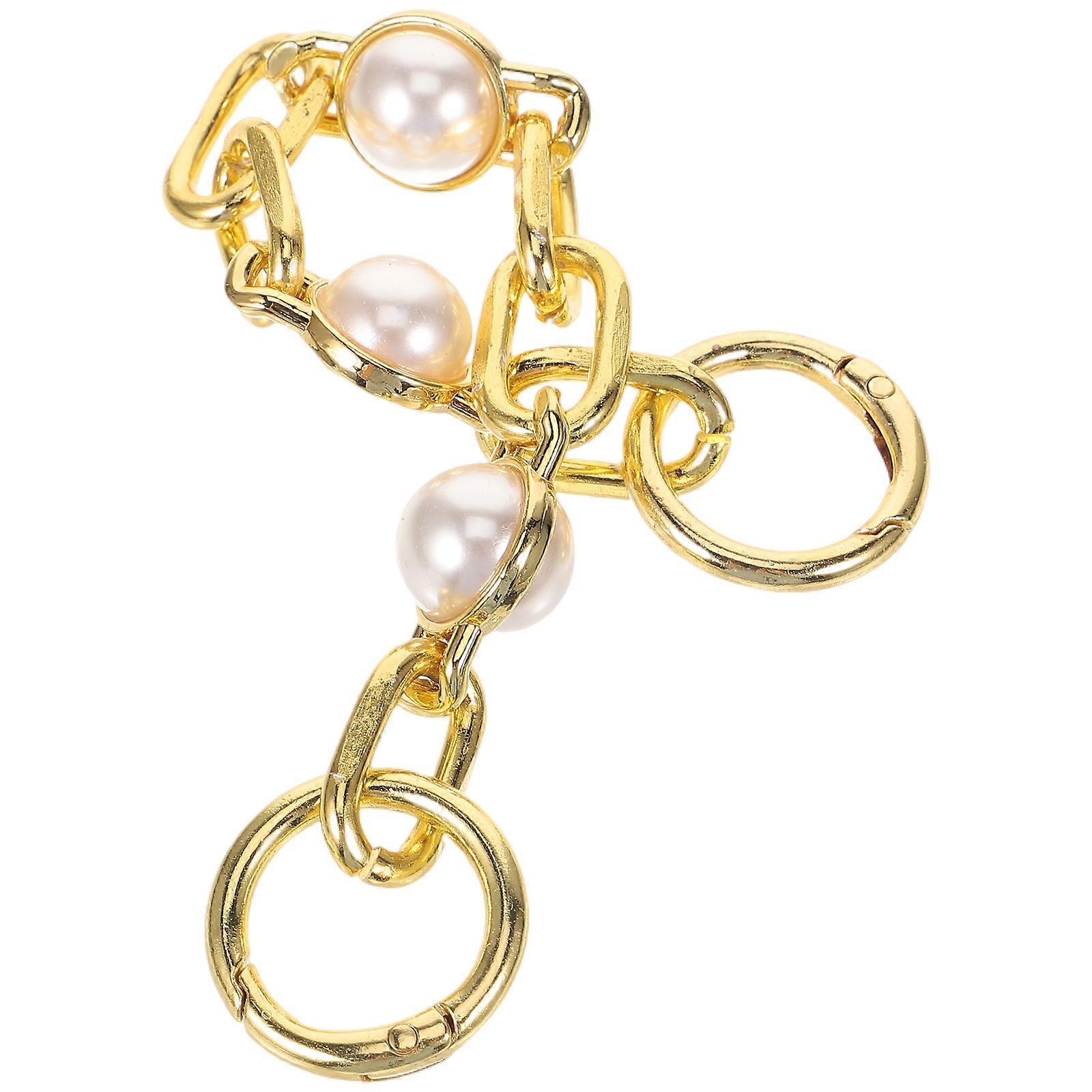 Pearl Bag Extension Chain Versatile Shoulder Bag Extender Purse Strap Extender