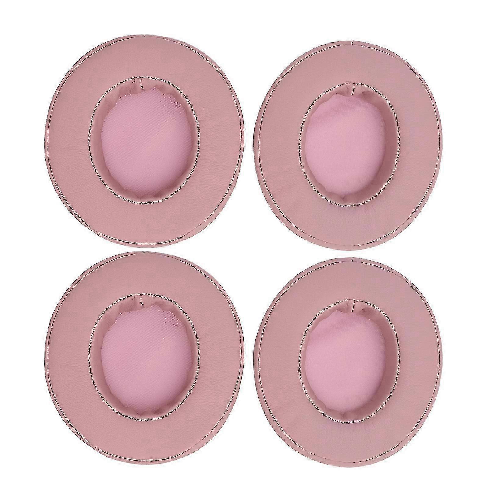 Razer Xヘッドセット用4PCS交換用イヤーパッドクッションSoftプロテインレザーメモリーフォーム快適なノイズアイソレーションイヤーパッドピンク