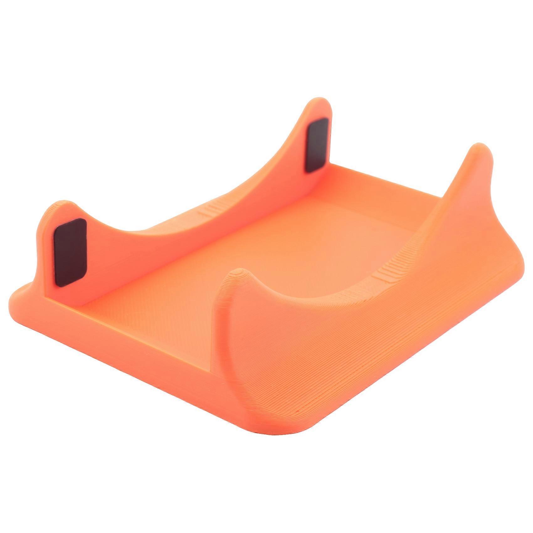 For Mac Mini M4 M4pro 2024 Vertical Stand - Desk Mount, for Mac Mini Accessories Easy Installation Orange