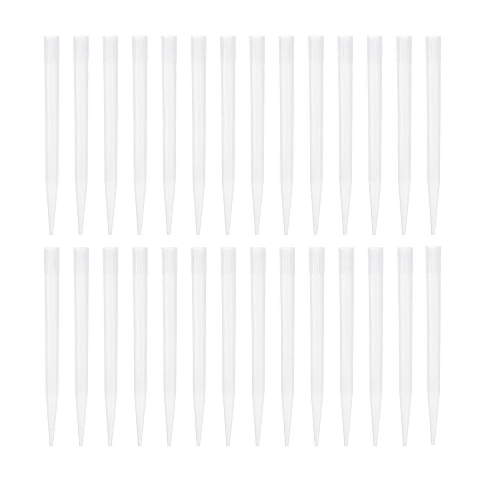 300pcs Transparent Liquid Pipette Pipettor Tips Plastic Nozzle Tips Accessories