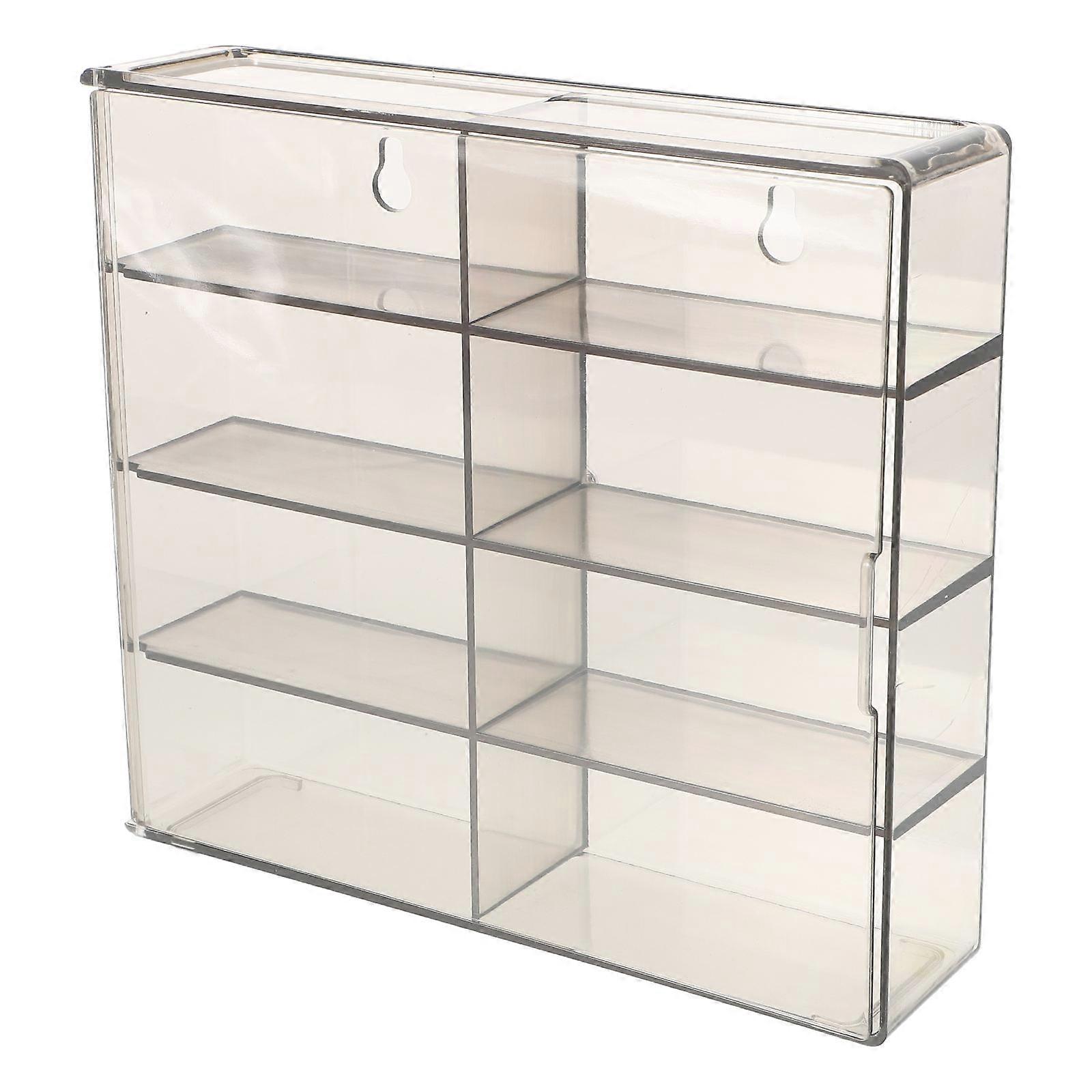 Toy Car Collector Display Box for Storage with 8 Slots Stackable Organizer