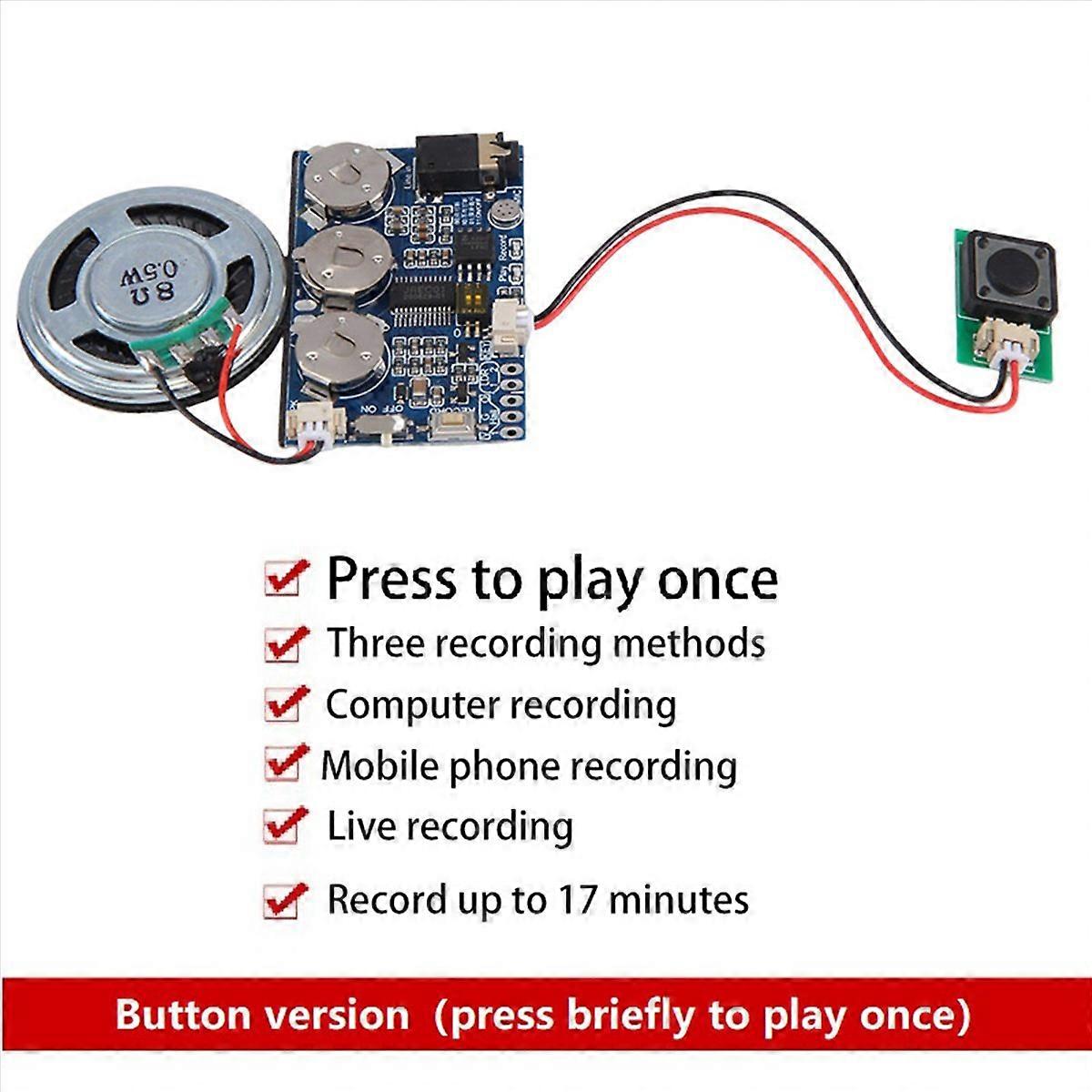 Sound Voice Audio Music Recorder Board Chip Programmable Music Module