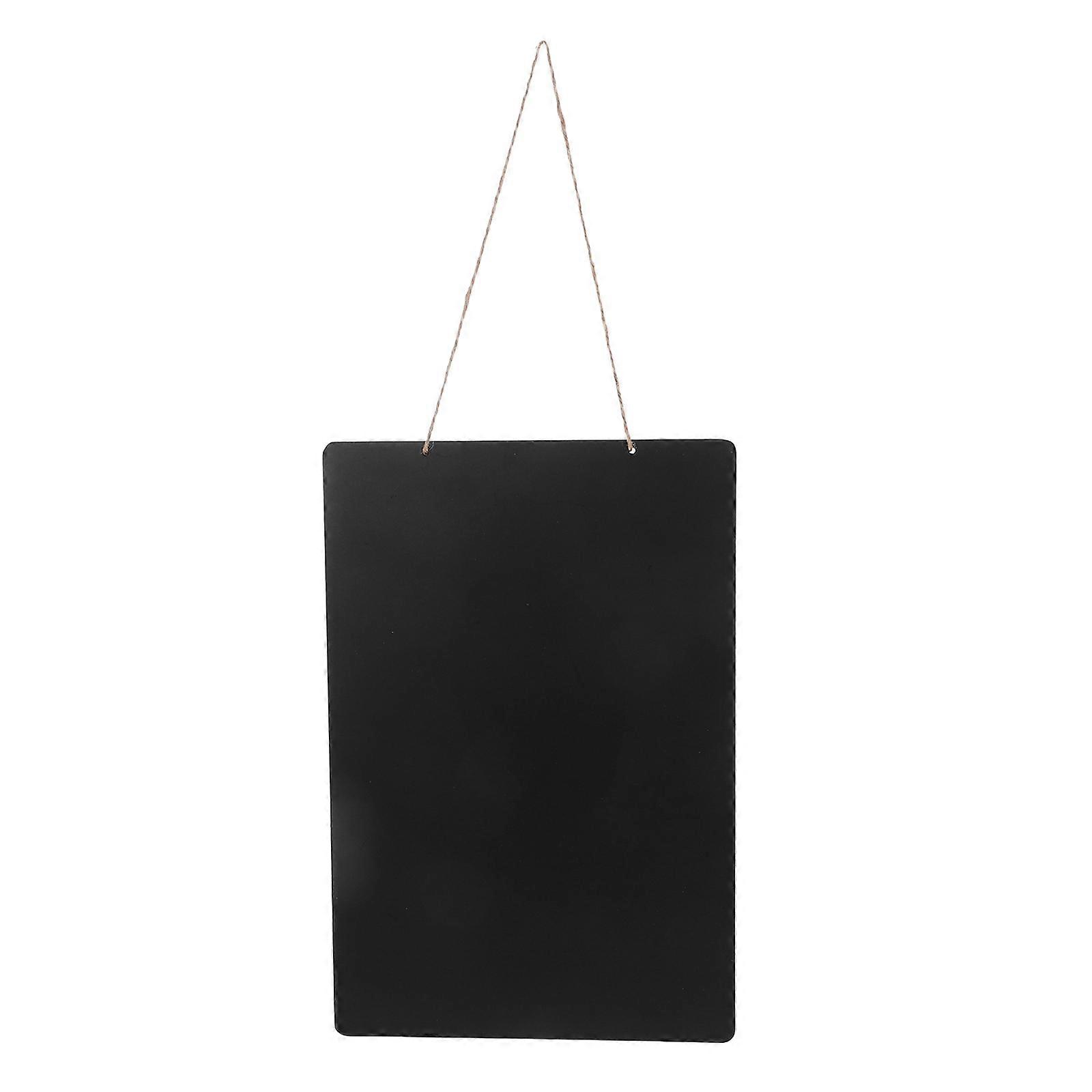 Black Hanging Chalkboard Sign Board for Creative Writing 2Pcs Set