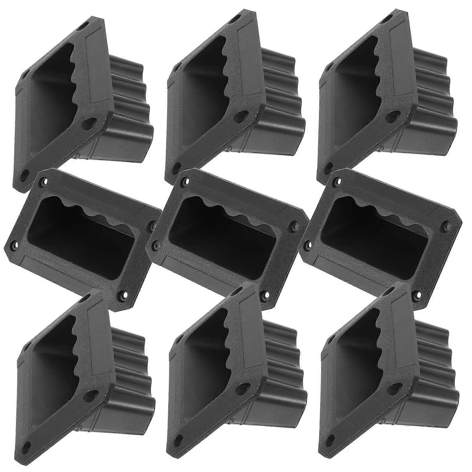Speaker Handle Replacement for Carrying 40Pcs Plastic Side Handles Black