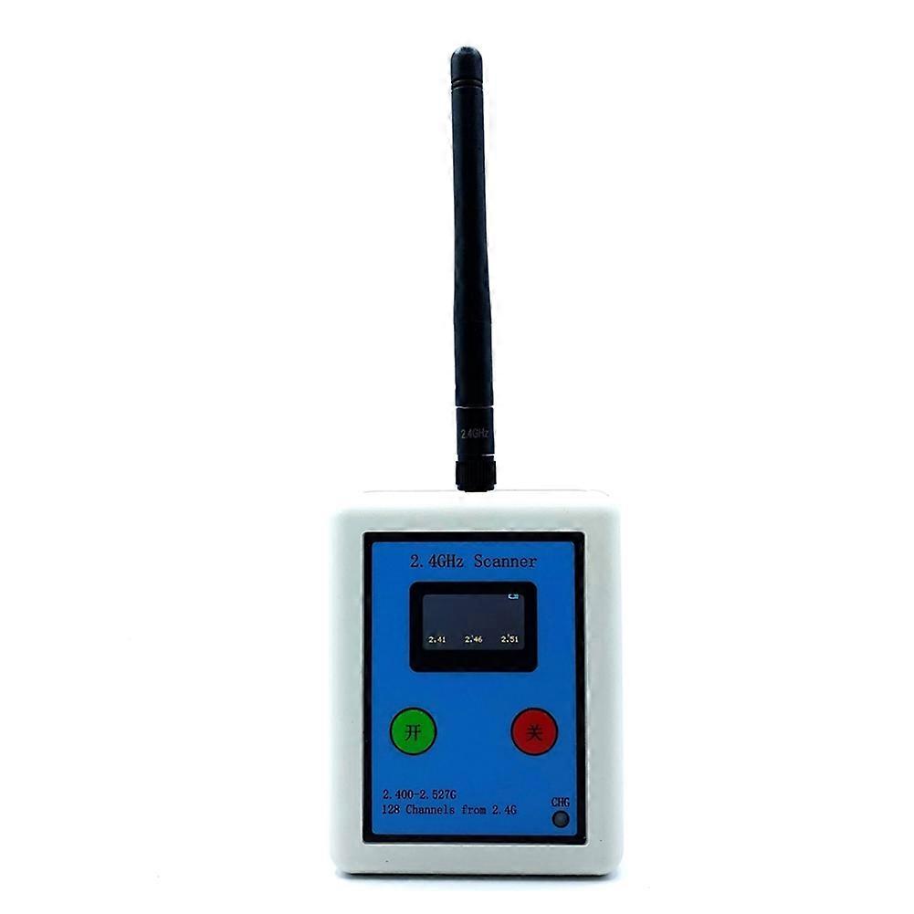 2.4G NRF24L01 Spectrum Analyzer Signal Source Scanner OLED Screen for Aircraft Model Signal and WiFi Signal Detection