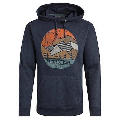 Weird Fish Mens Bryant Graphic Print Pull Over Hoodie