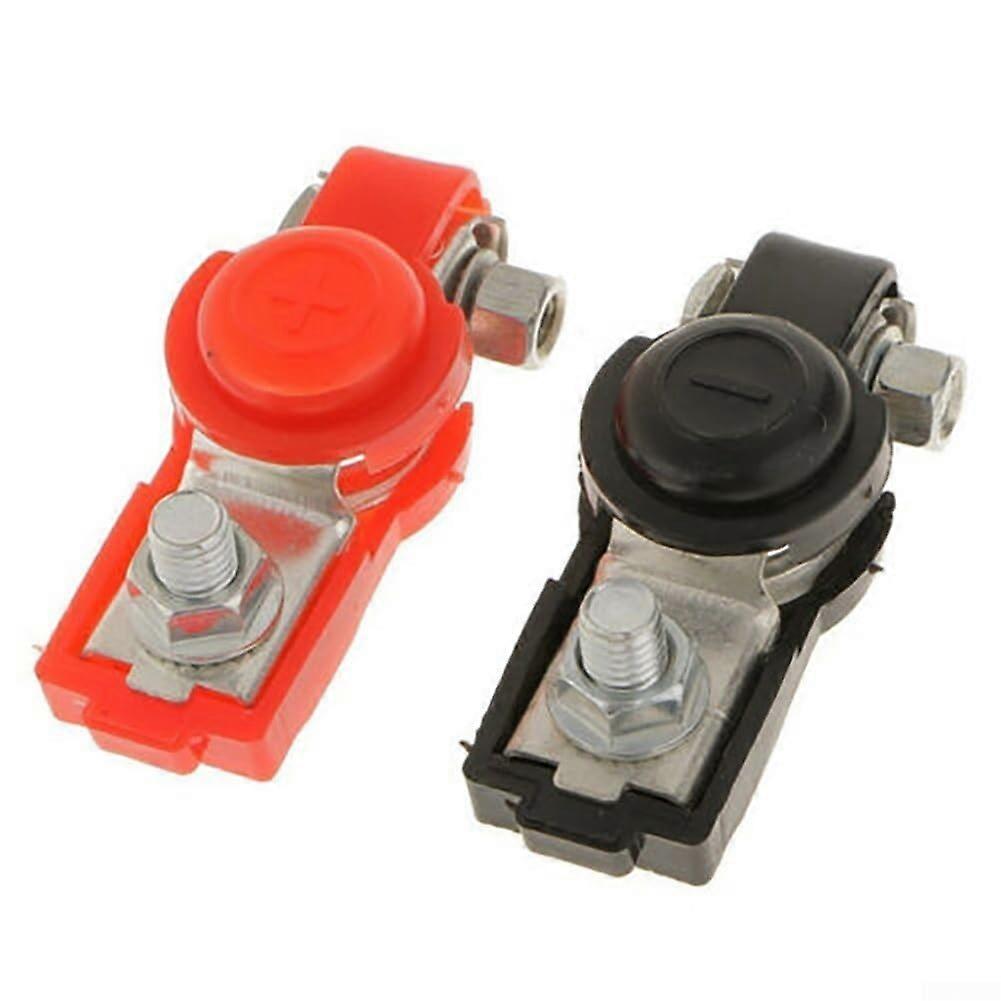 2 Pack Adjustable Battery Terminal Clamps For Car And Truck Positive And Negative Connections Universal Fit