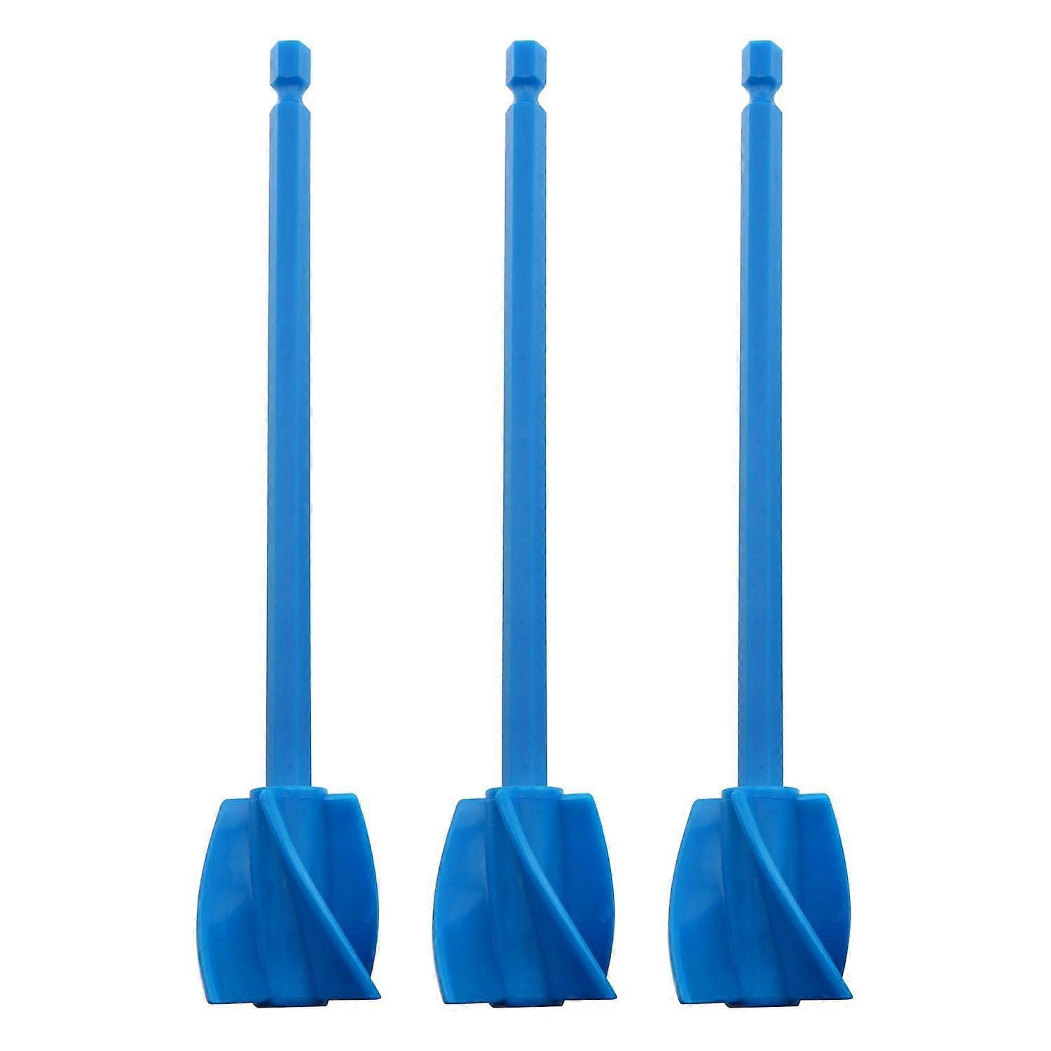 Epoxy Resin Mixer for Drill  3PCS Silicone Paint Mixing Paddle, Reusable BubbleReducing Design