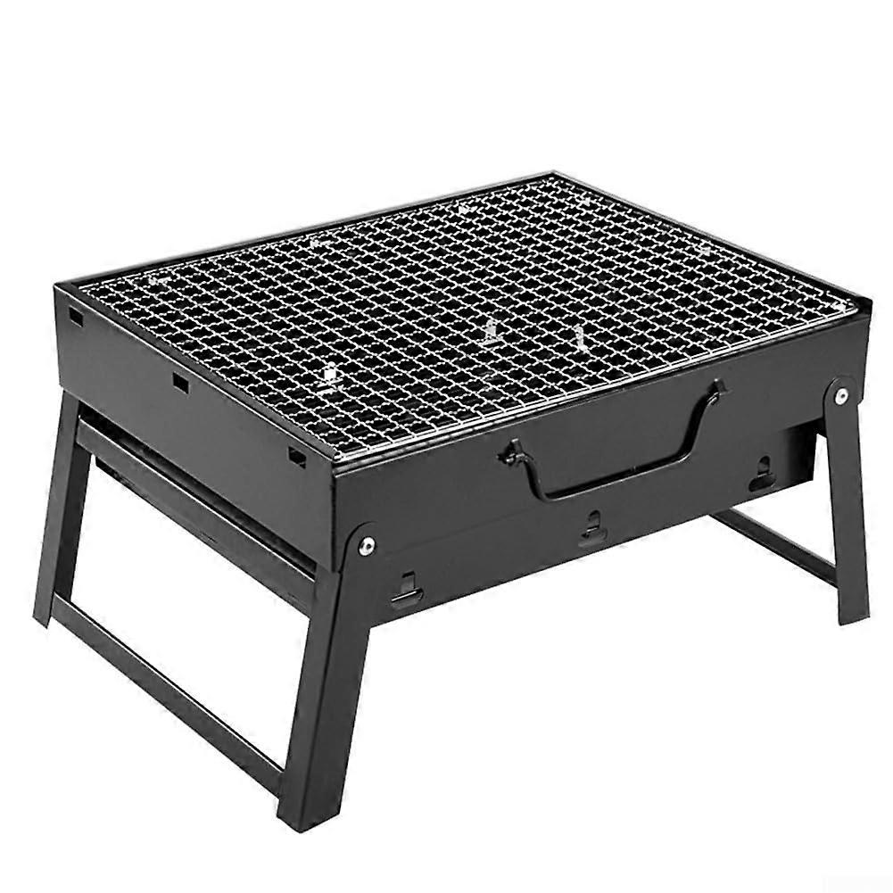 Portable Charcoal Grill with  Airflow Control, Foldable Stainless Steel BBQ for Camping