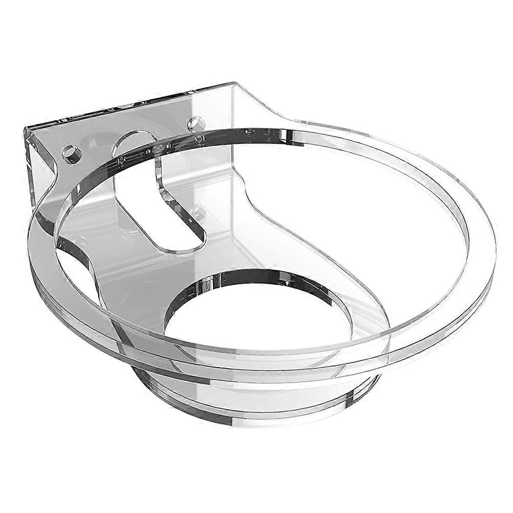 Wall Mounted Speaker Rack Acrylic for Home Use 1Set Transparent Design