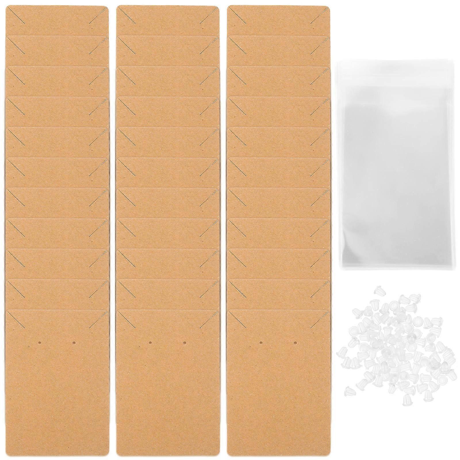 Earring Display Cards Jewelry Wrapping Kit for Organization 1Set