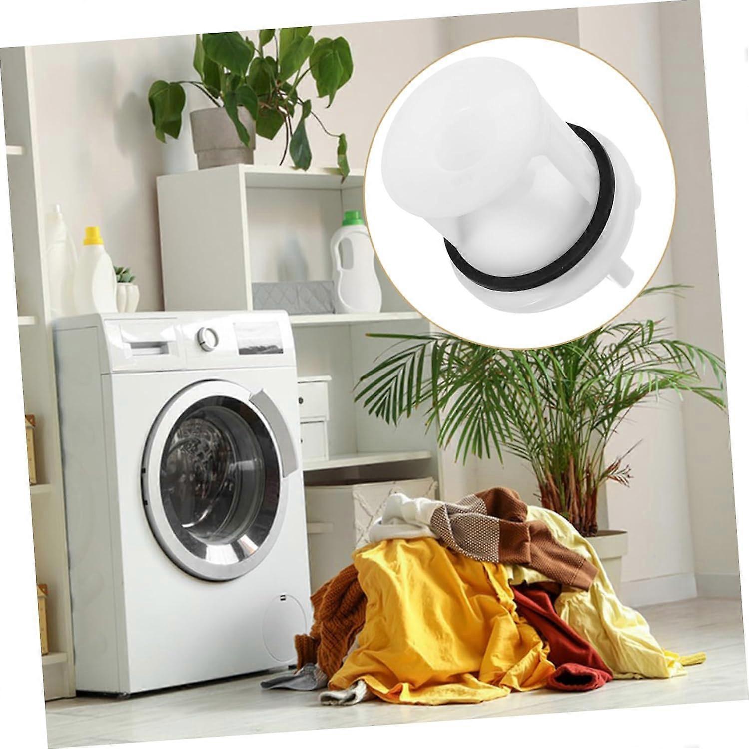 Washing Machine Drain Pump Filter Replacement with Odor Prevention Seal and Debris Block Design