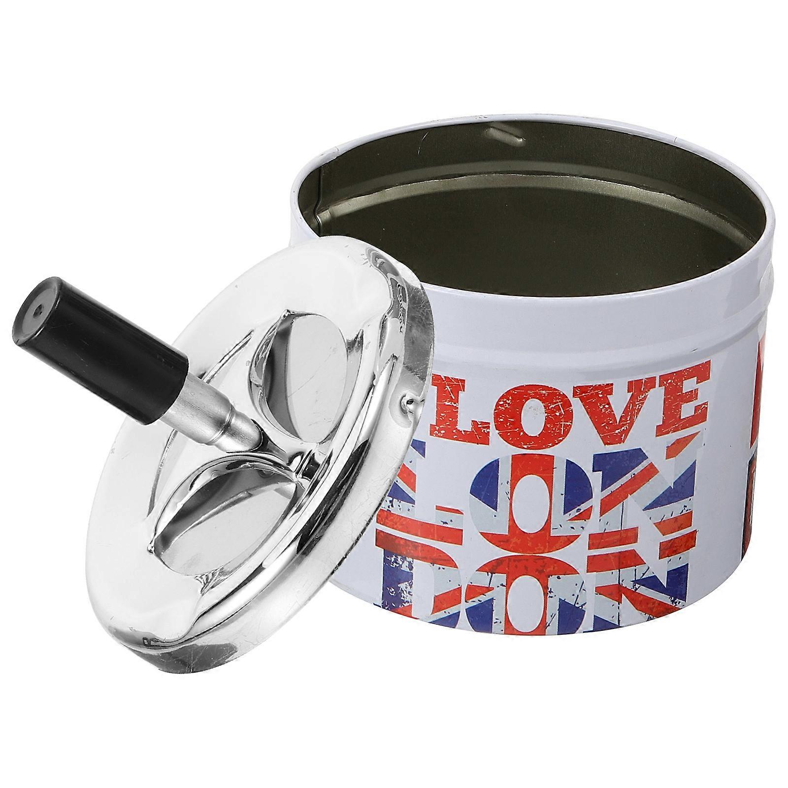 Decorative Windproof Ashtray Metal Ashtray for Home Use