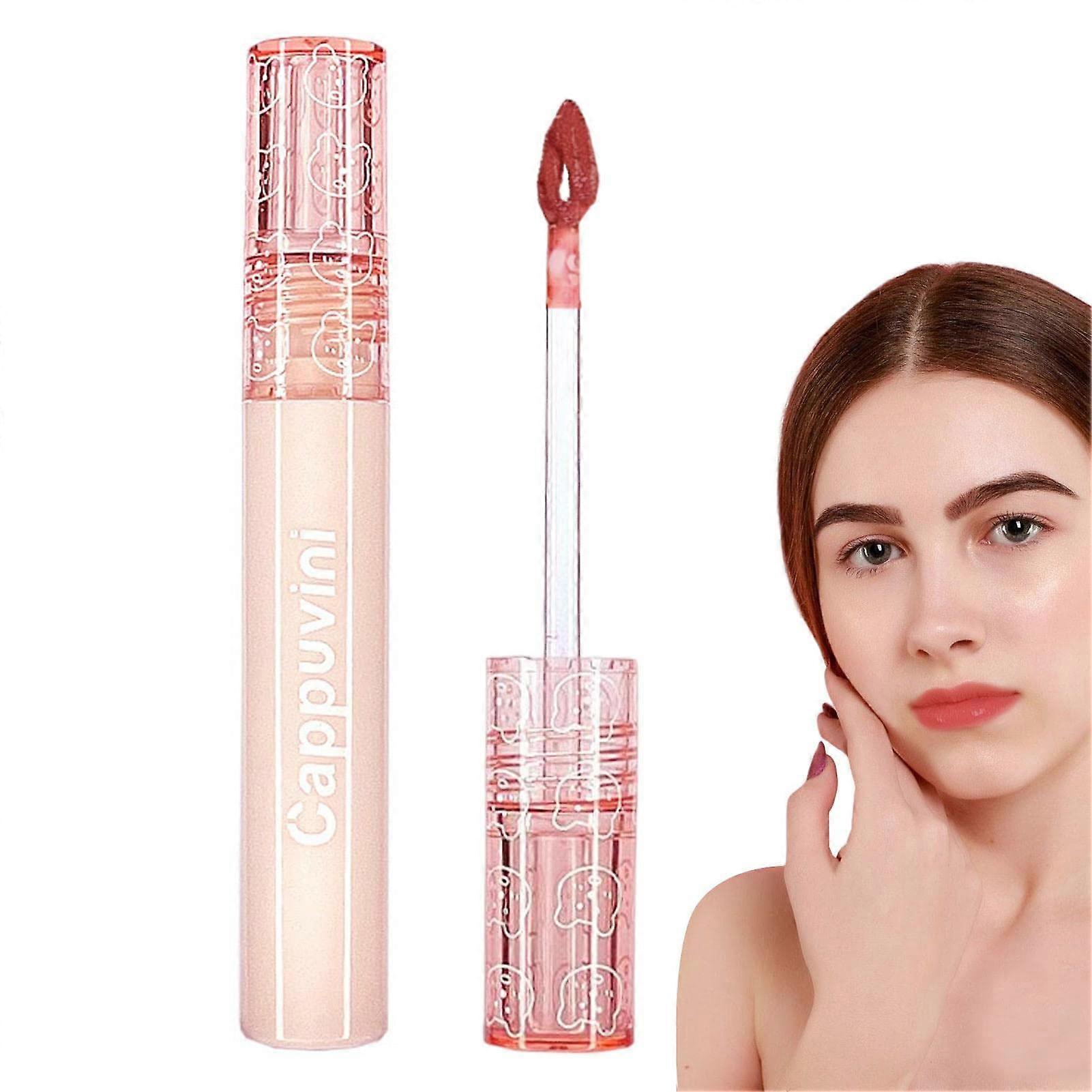 Lip Plumper Gloss with Deep Hydration, Nonsticky Shine, LongLasting, 6 Shade Options